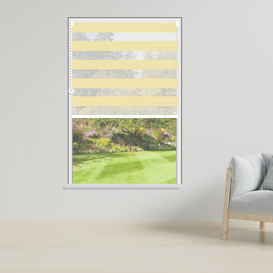 Day and Night Roller Blinds Duel-Sand-1801 - Manor Interiors