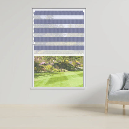Day and Night Roller Blinds Duel Cornflower-1808 - Manor Interiors