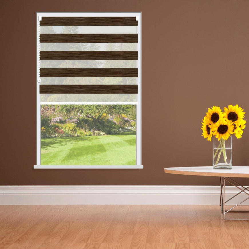 Day and Night Roller Blinds Passion Sepia-1503 - Manor Interiors