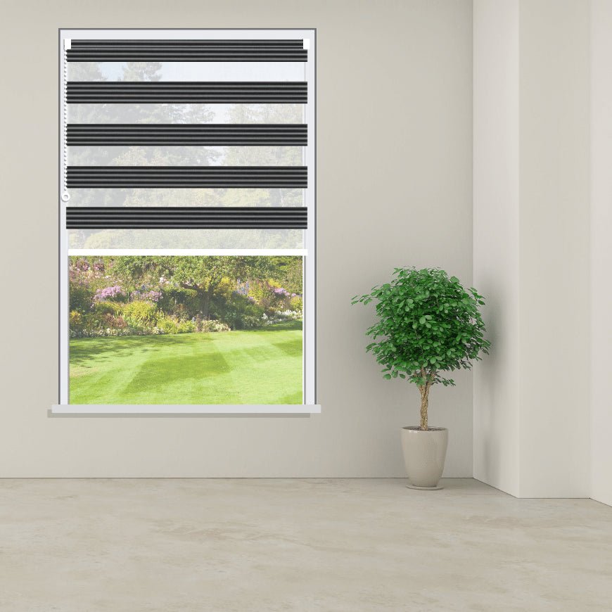Day and Night Roller Blinds Songes Black-2309 - Manor Interiors